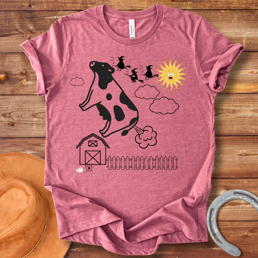 Airborne Cow T-Shirt