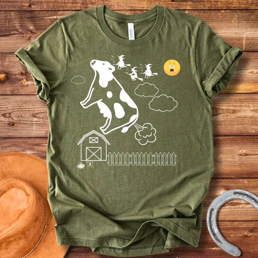 Airborne Cow T-Shirt