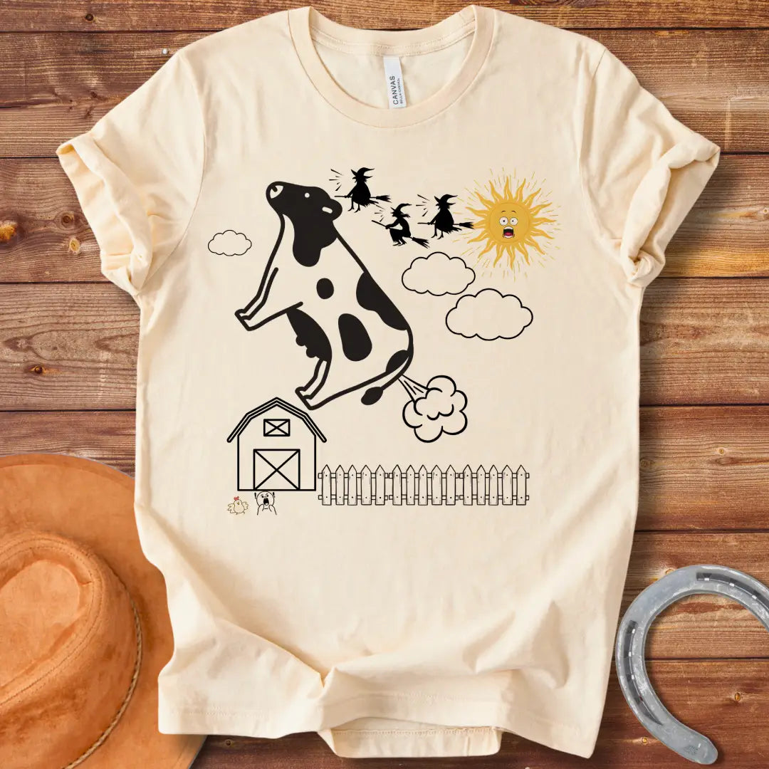 Airborne Cow T-Shirt