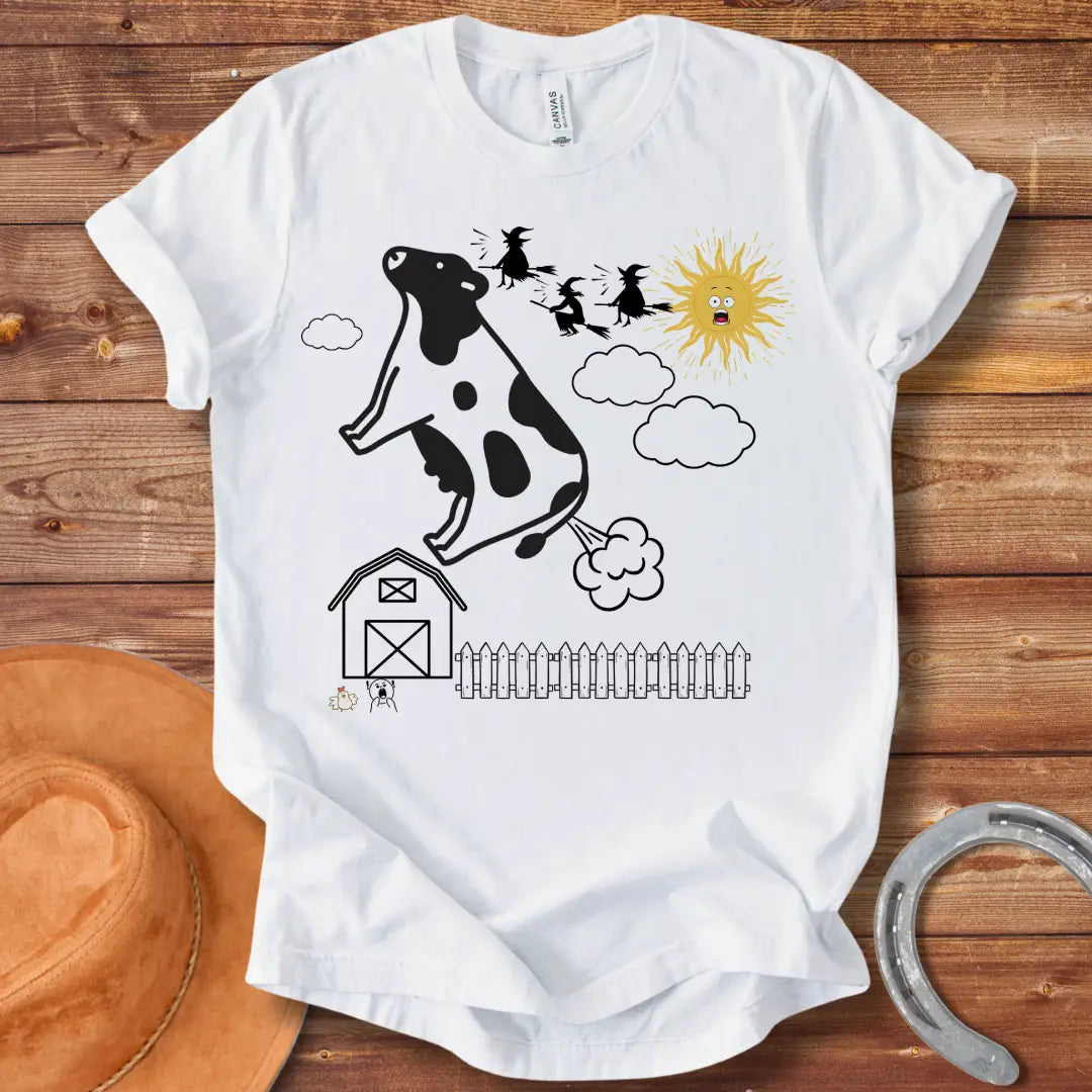 Airborne Cow T-Shirt