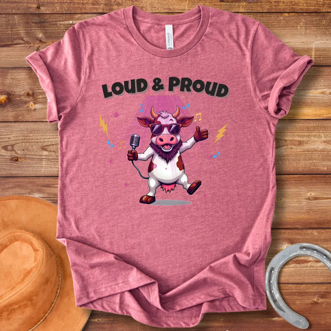 Cow Diva Loud & Proud T-Shirt
