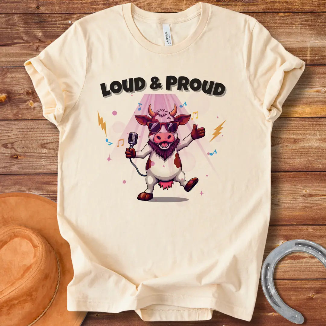 Cow Diva Loud & Proud T-Shirt