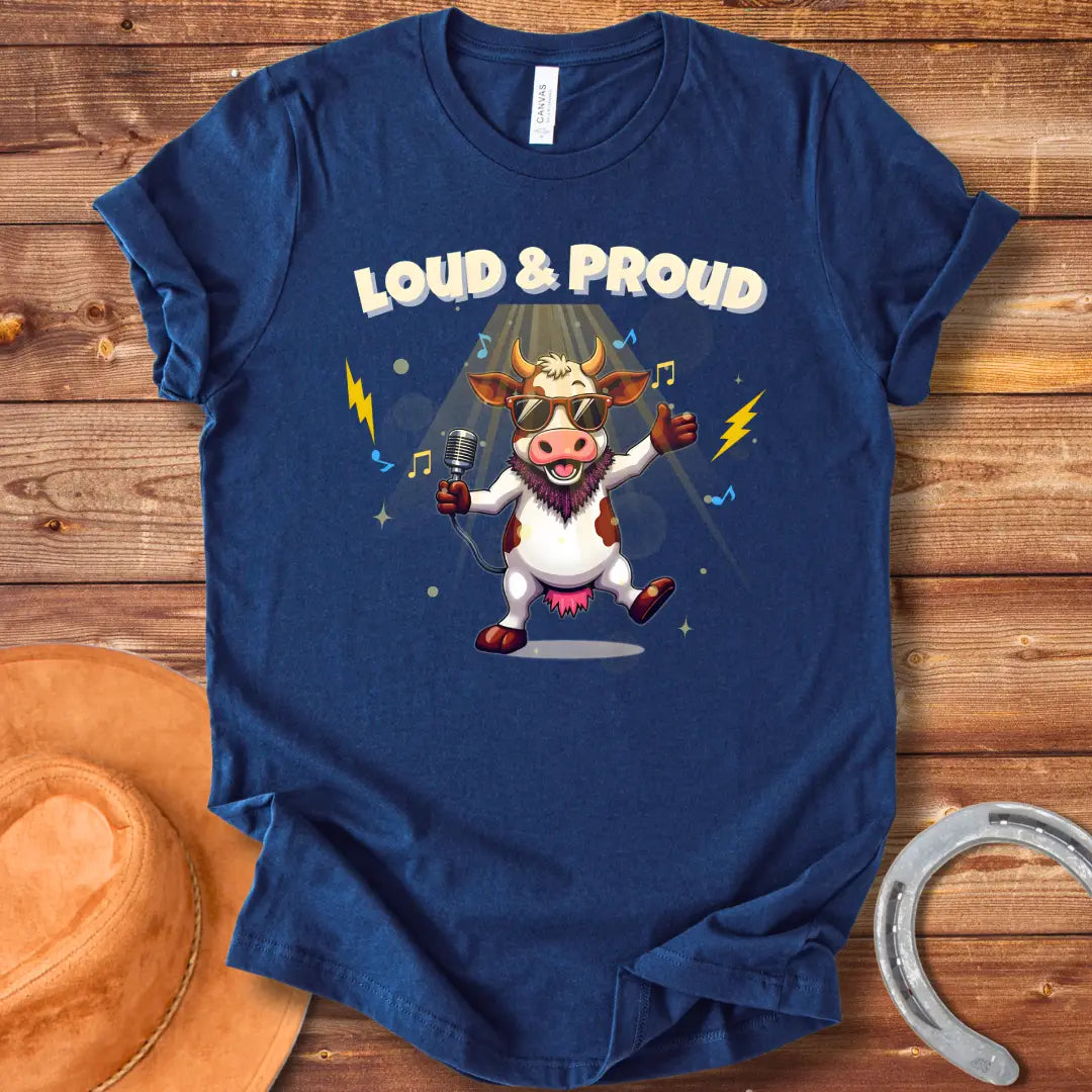 Cow Diva Loud & Proud T-Shirt