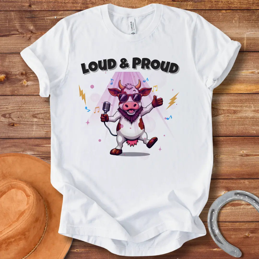 Cow Diva Loud & Proud T-Shirt