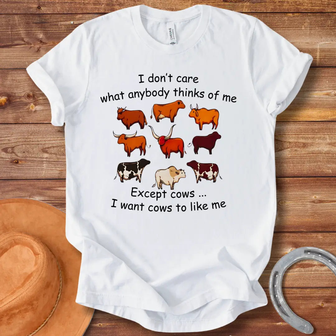Illustration of various cartoon cows in different colors and patterns.