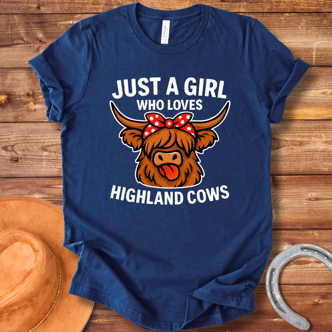 Just A Girl Who Loves Highland Cows Classic T-Shirt