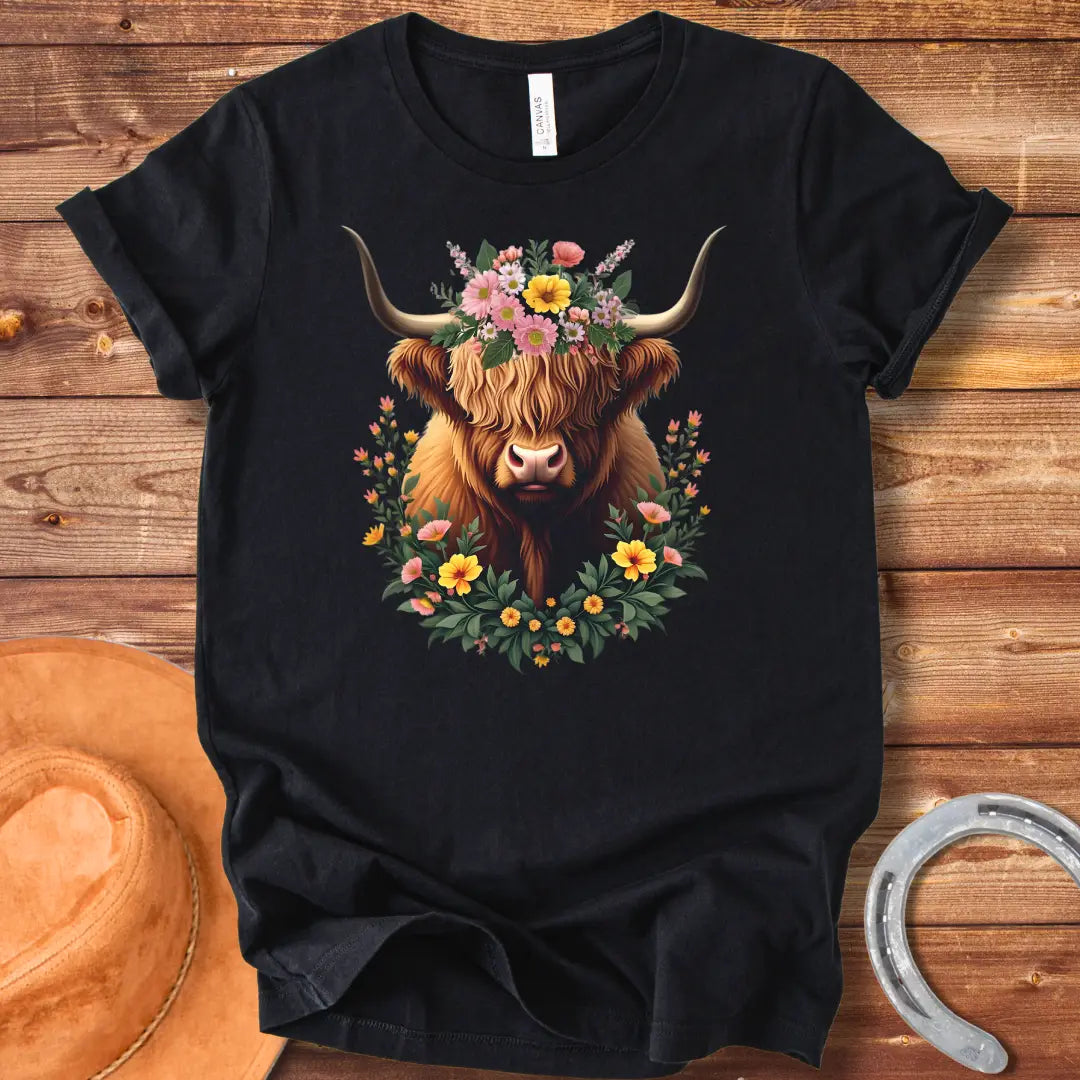 Majestic Highland Cow T-Shirt