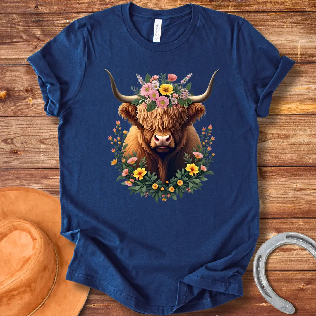 Majestic Highland Cow T-Shirt