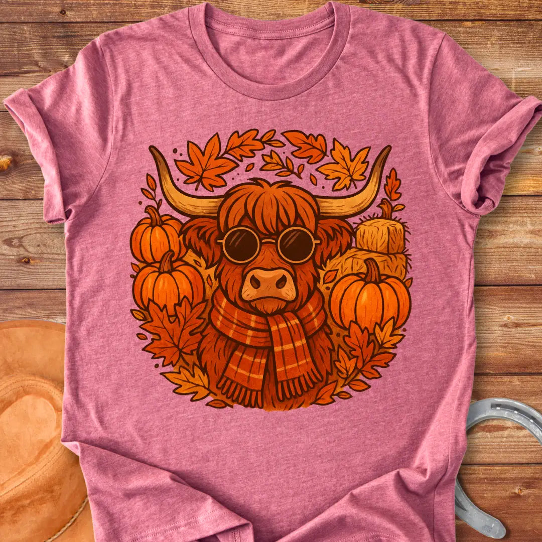 Pumpkin Patch Highland T-Shirt