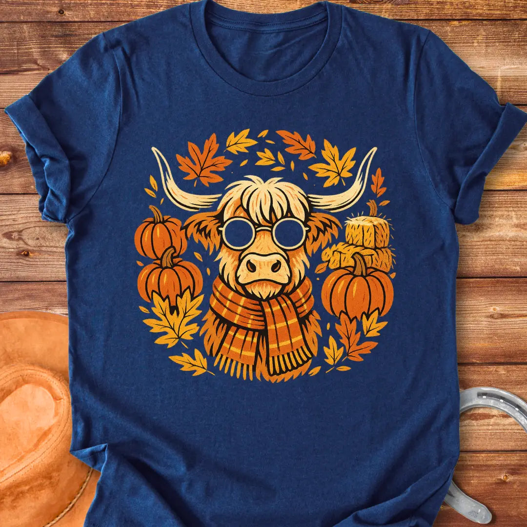 Pumpkin Patch Highland T-Shirt