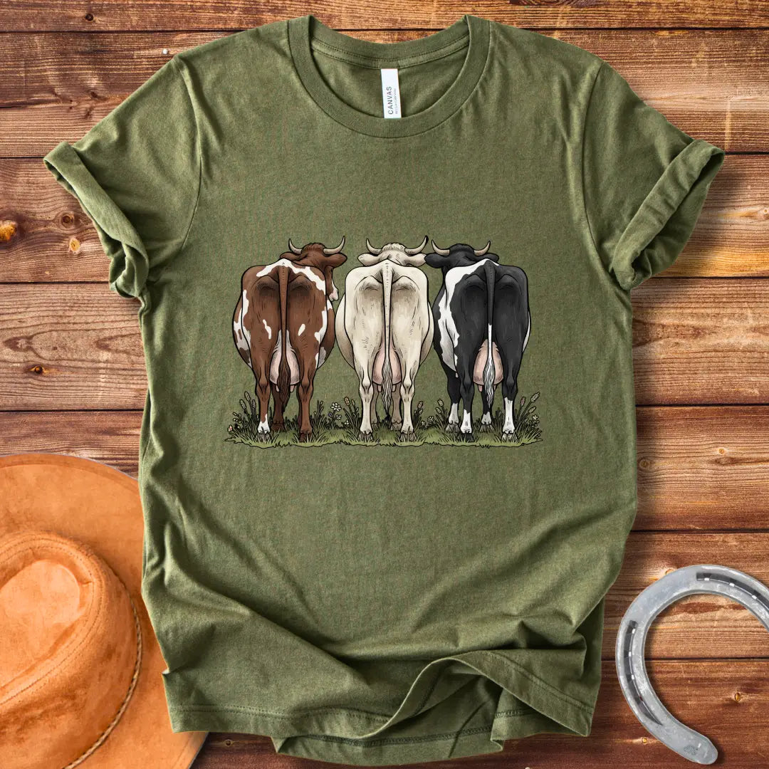 Three Cow Bums T-Shirt