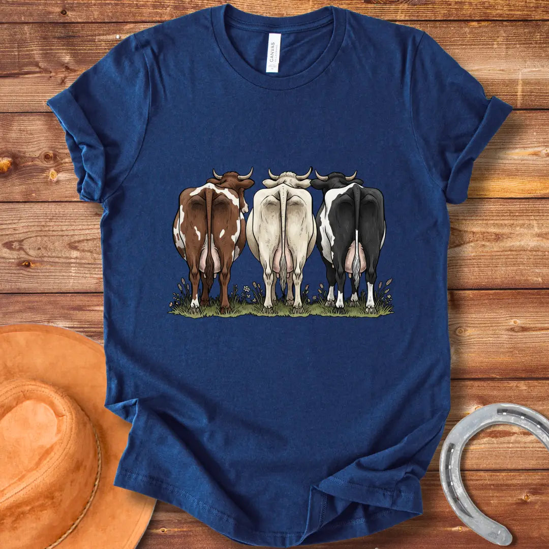 Three Cow Bums T-Shirt