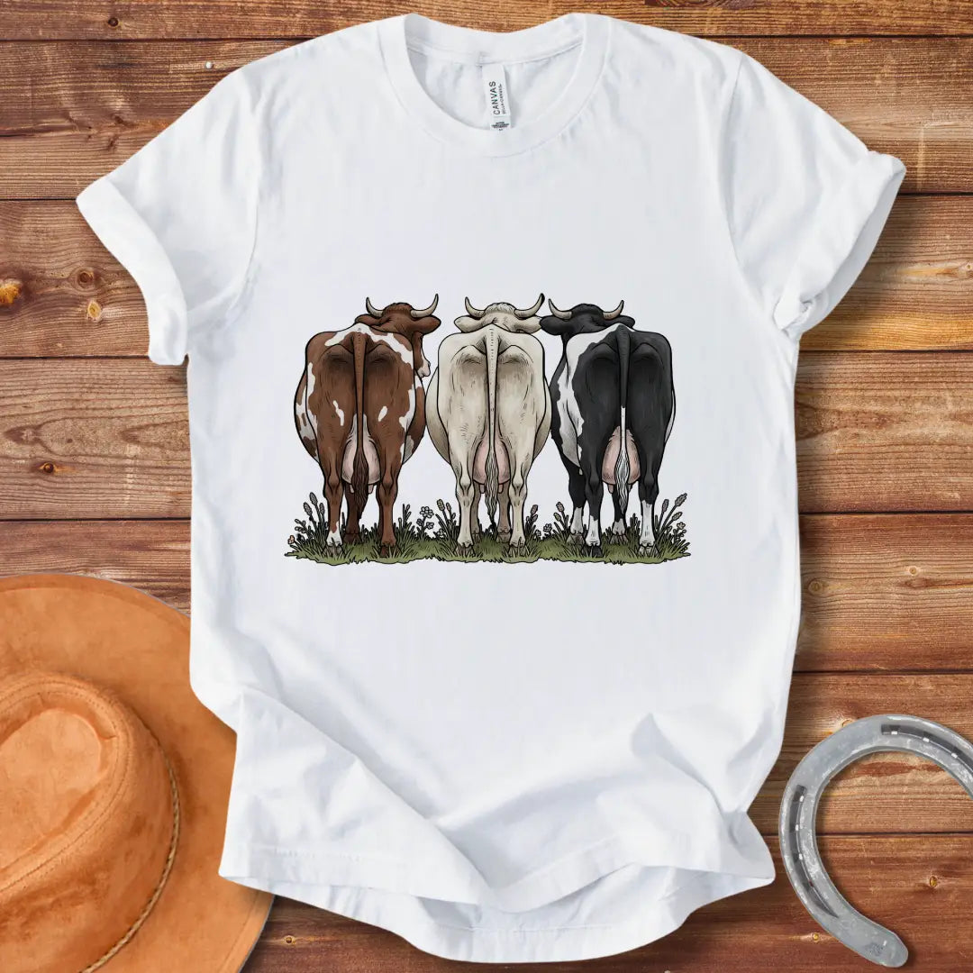 Three Cow Bums T-Shirt