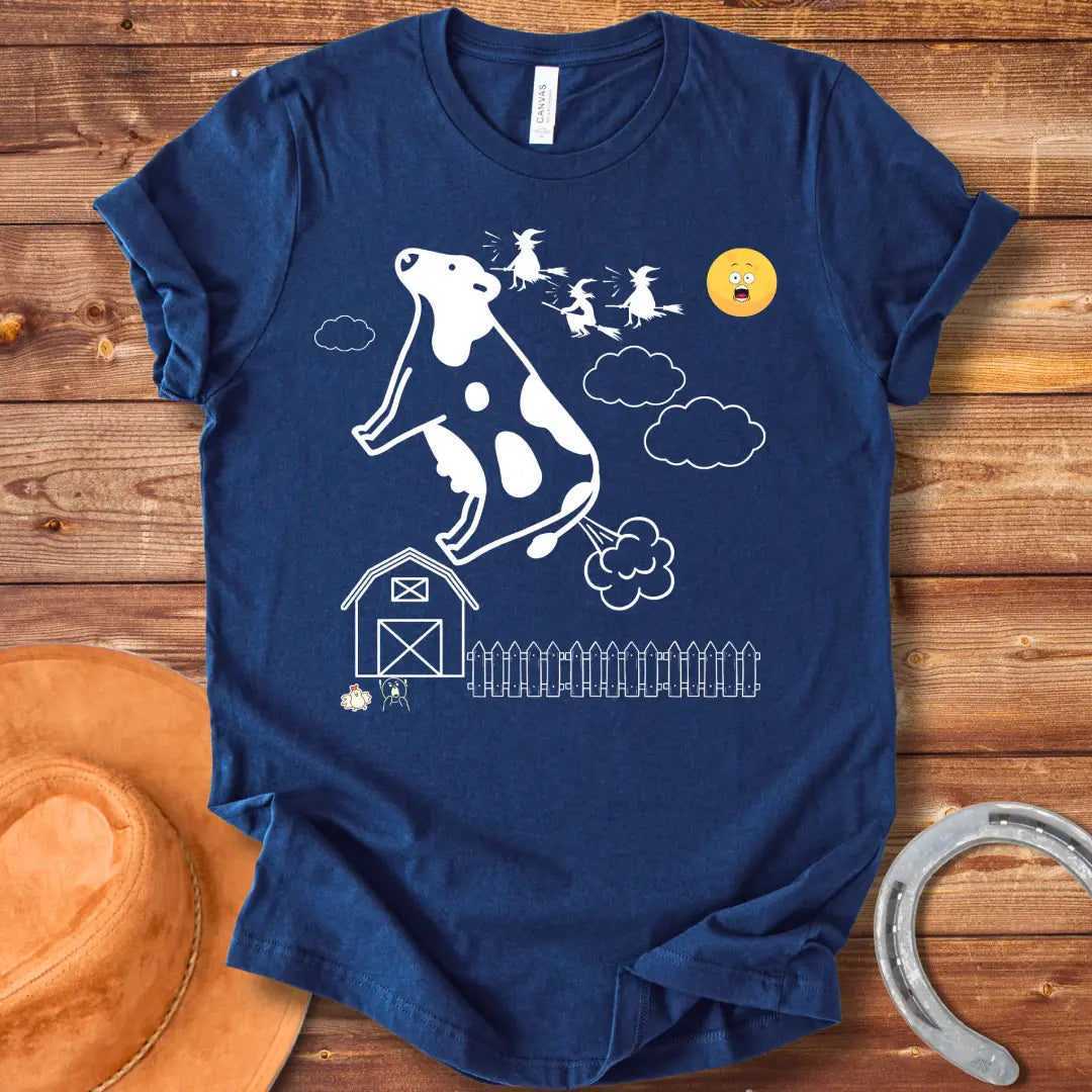 Airborne Cow T-Shirt
