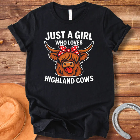 Just A Girl Who Loves Highland Cows Classic T-Shirt