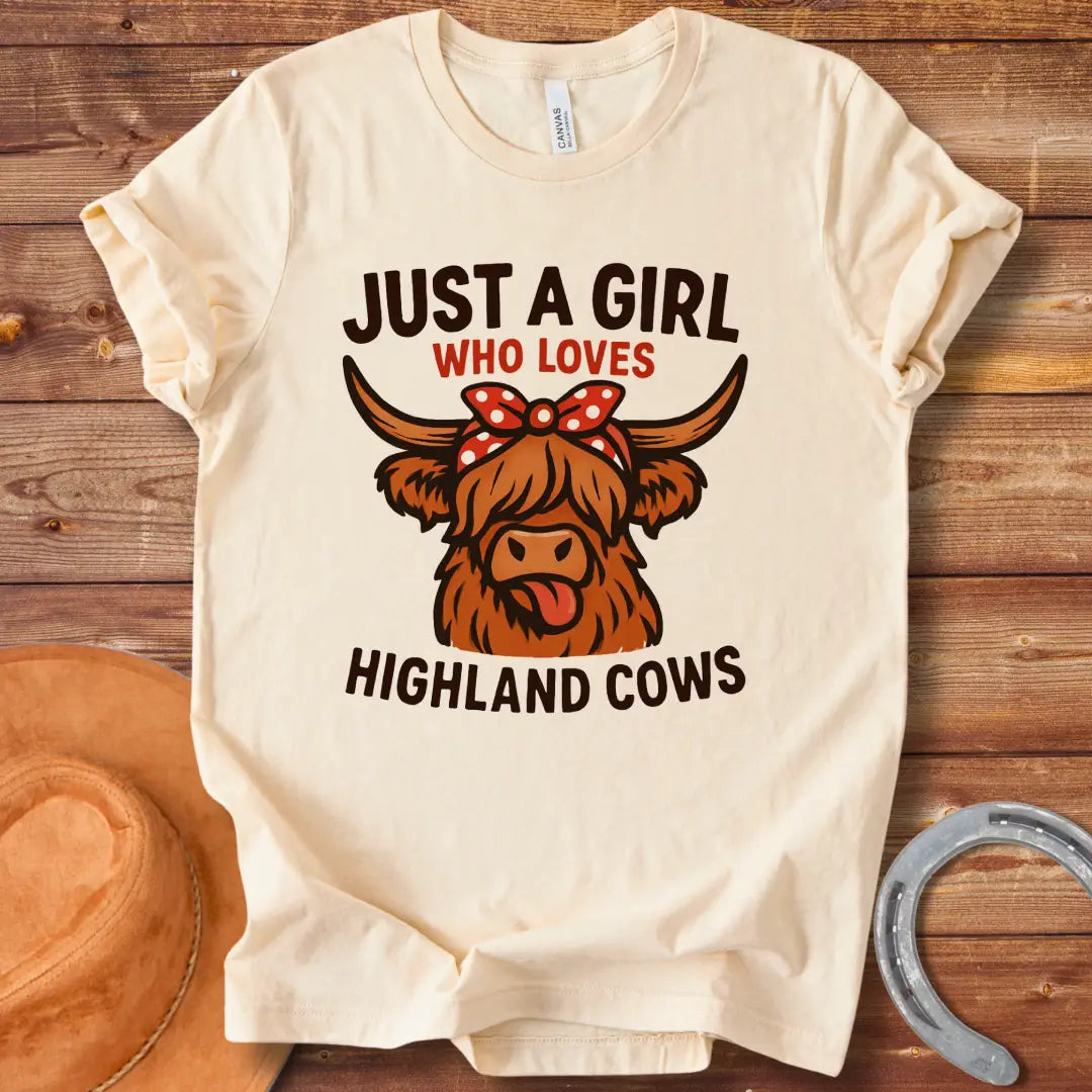 Just A Girl Who Loves Highland Cows Classic T-Shirt