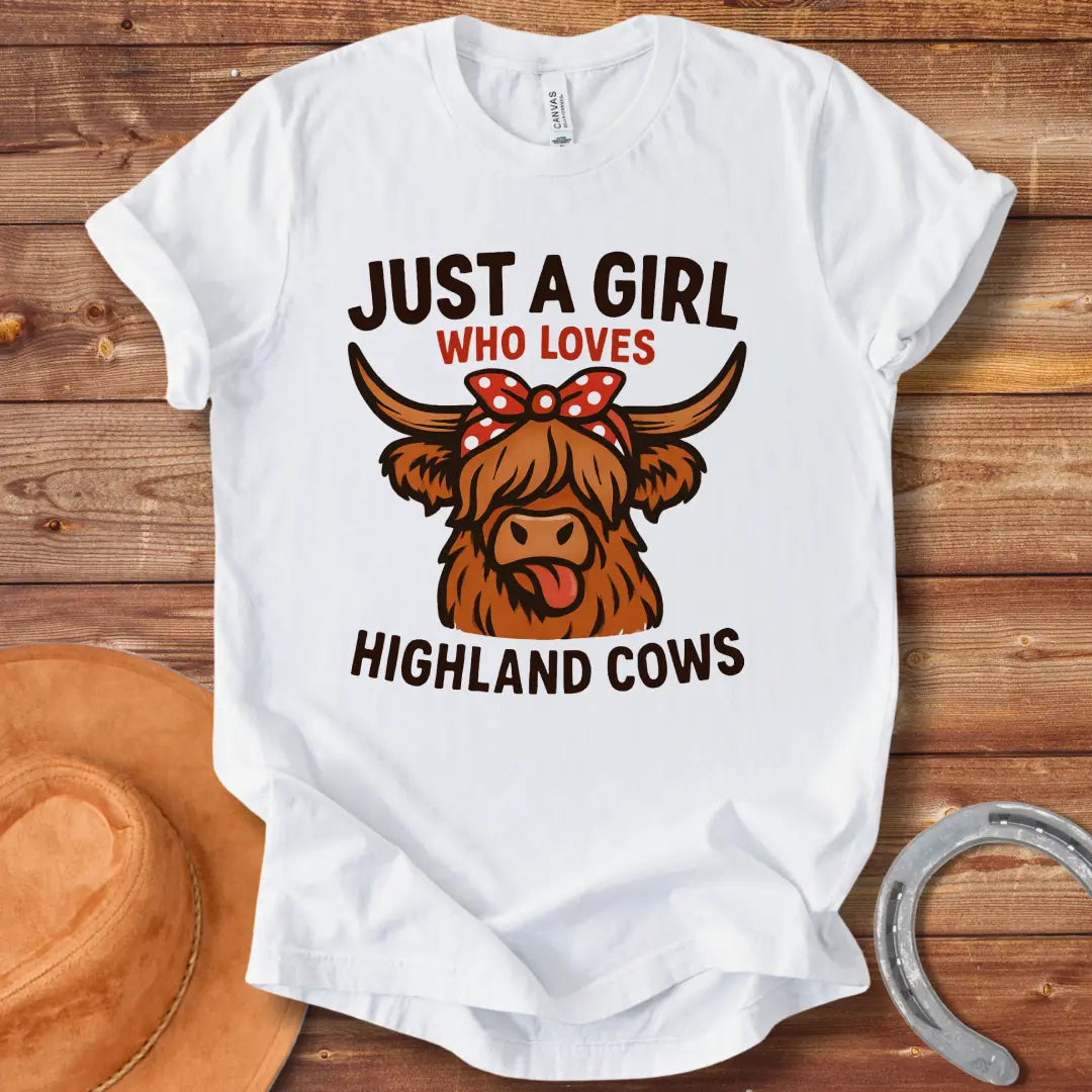 Just A Girl Who Loves Highland Cows Classic T-Shirt
