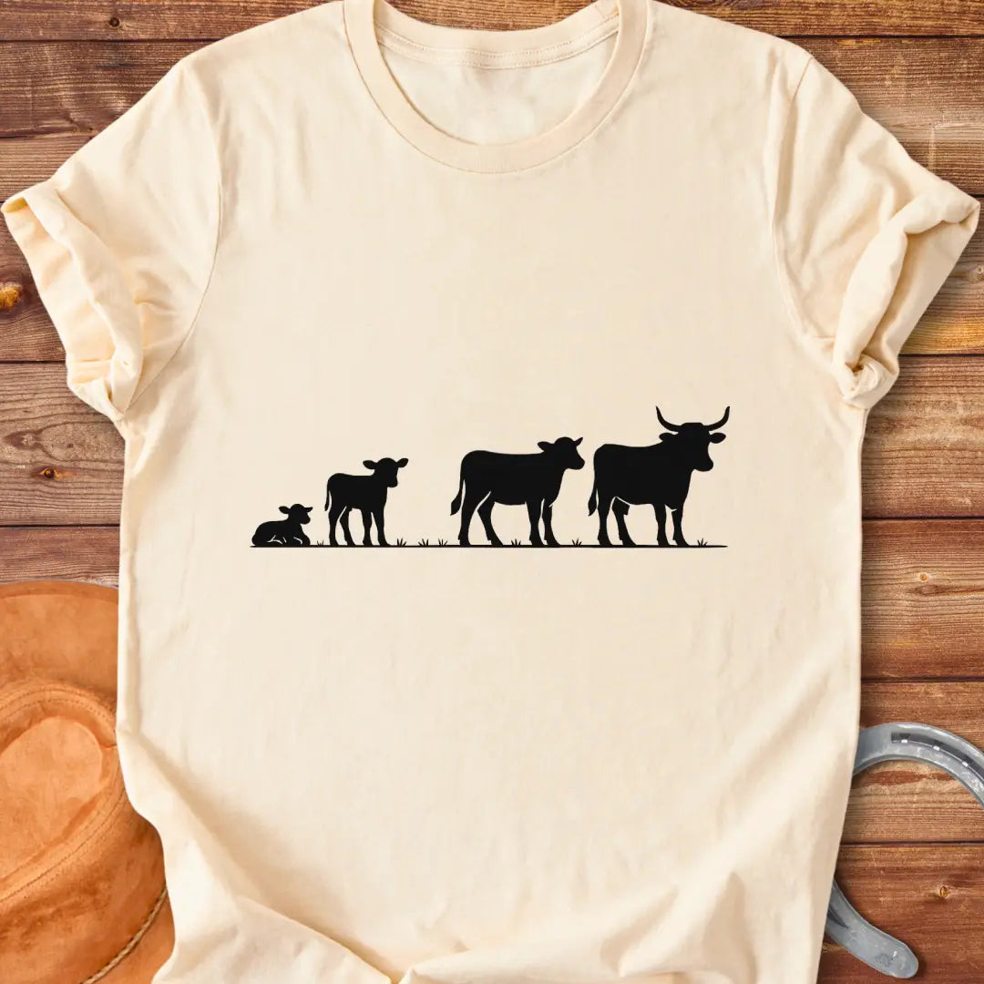 The Cow Evolution T-Shirt
