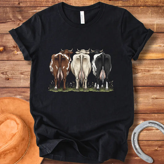Three Cow Bums T-Shirt
