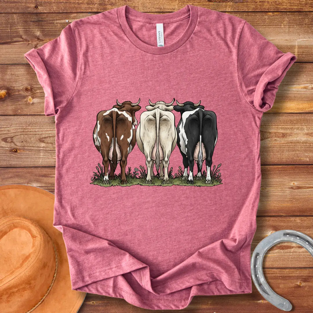 Three Cow Bums T-Shirt