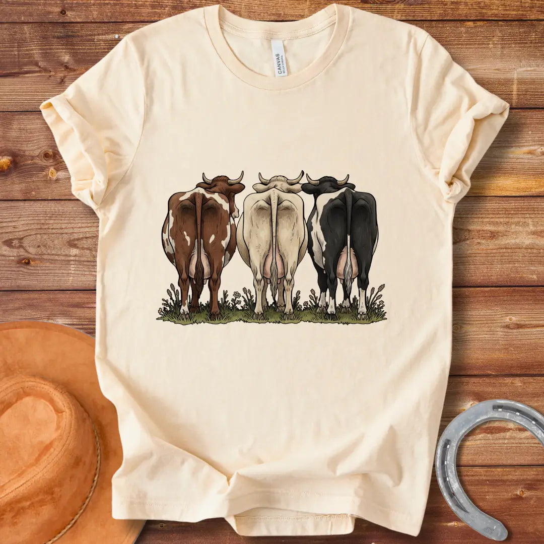 Three Cow Bums T-Shirt